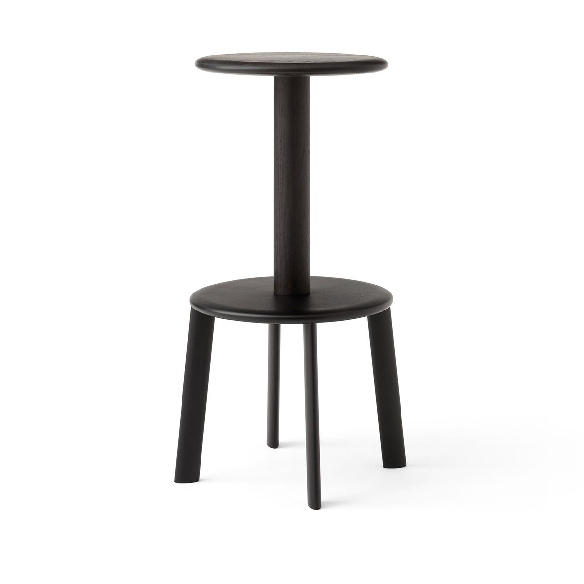 &Tradition Massif AV40 bar stool Dark stained oak - warm black