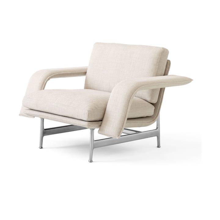 Meantime AV29 lounge chair - Pol. aluminium-Ecriture 0210 - &Tradition