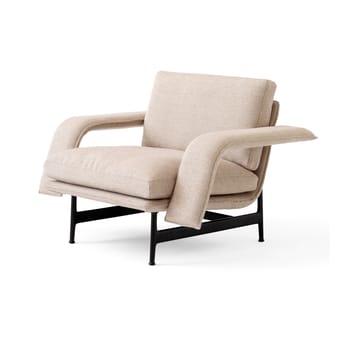 Meantime AV29 lounge chair - Warm black-Hallingdal 0220 - &Tradition