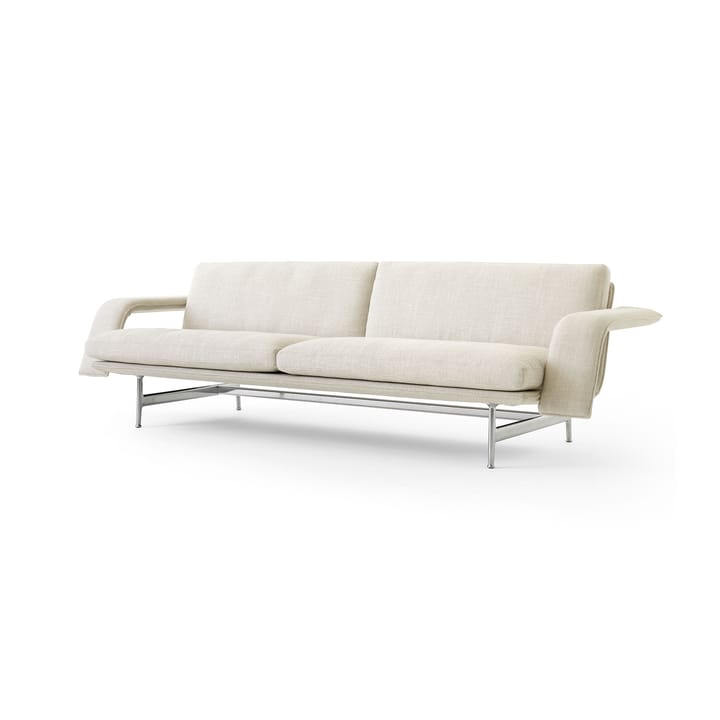 Meantime AV31 3-seater sofa - Pol. aluminium-Ecriture 0210 - &Tradition