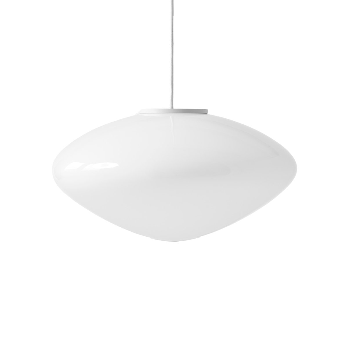 &Tradition Mist AP16 ceiling lamp Ø37 cm Matt White. Glass