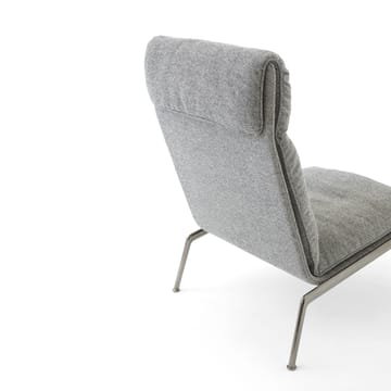 Muno LN16 High back lounge chair - Dark chrome-Hallingdal 0126 - &Tradition