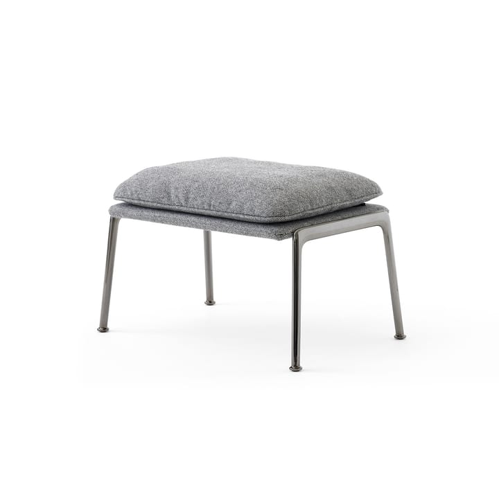 Muno LN20 footstool - Dark chrome-Hallingdal 0126 - &Tradition