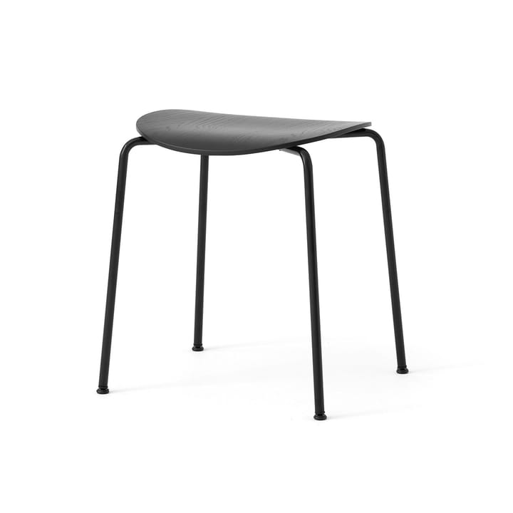 Pavilion AV36 stool - Black-black lacquered oak - &Tradition