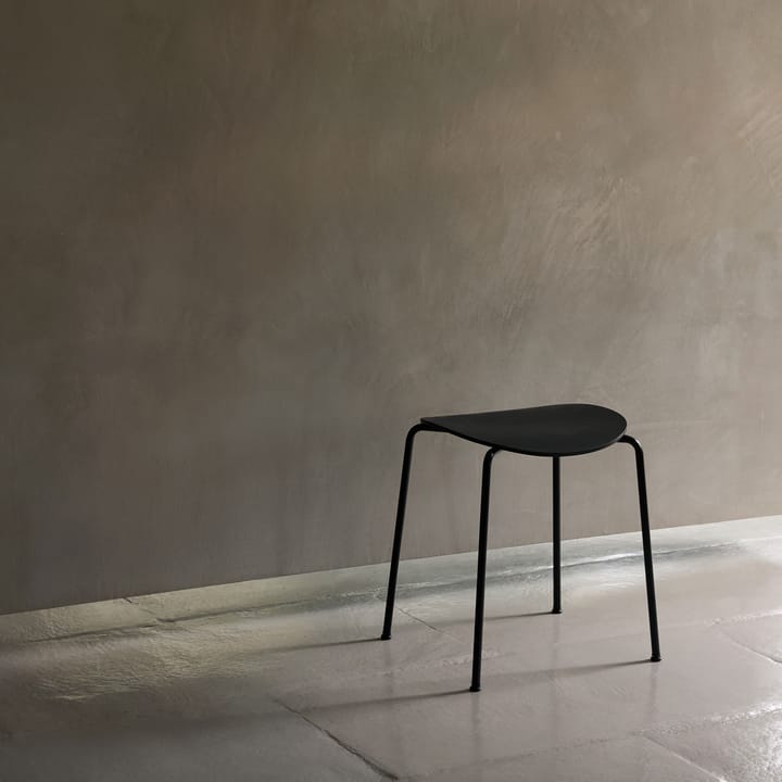 Pavilion AV36 stool, Black-black lacquered oak &Tradition