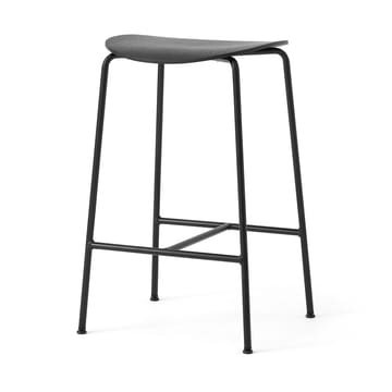 Pavilion AV37 counter stool 68 cm - Black-black lacquered oak - &Tradition