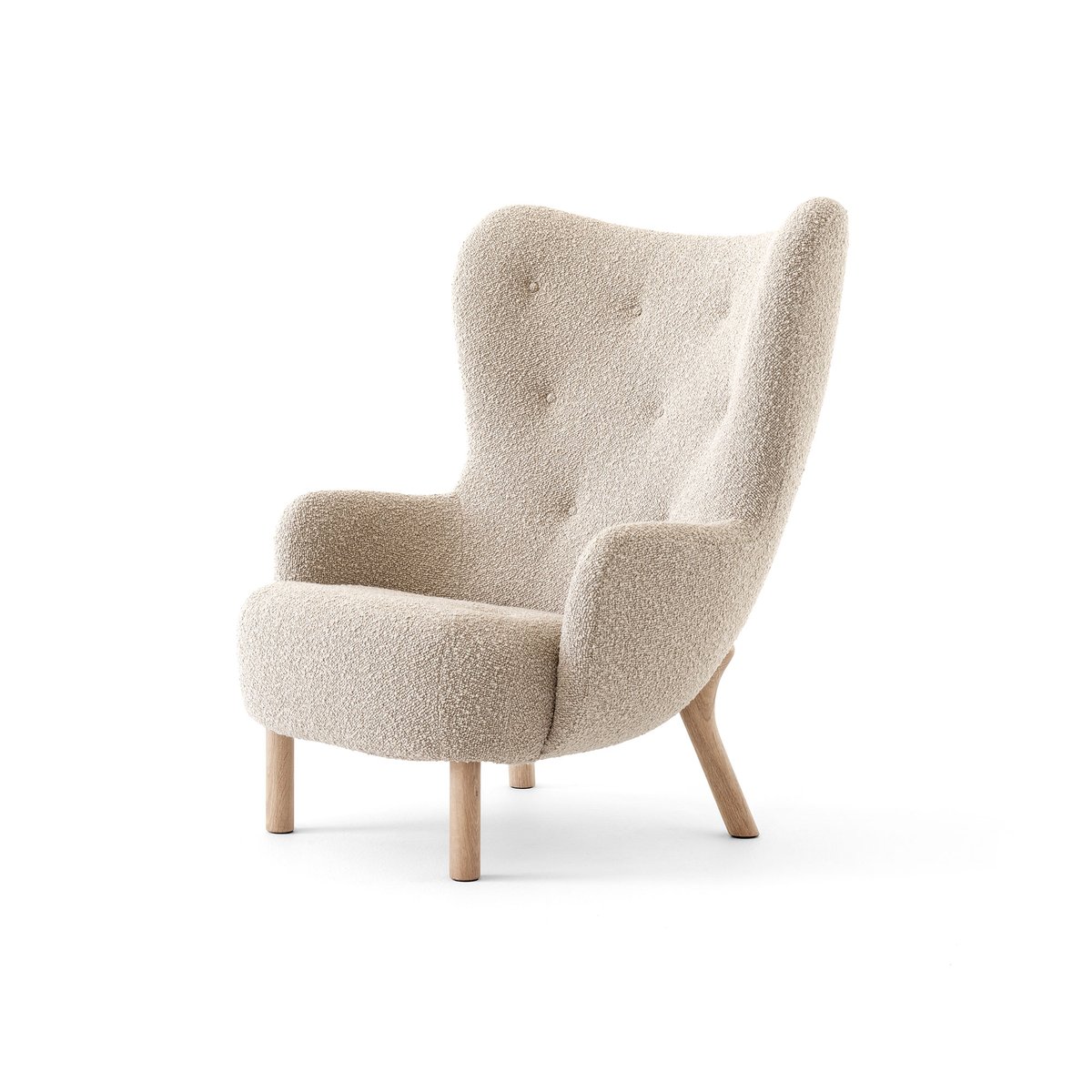 &Tradition Petra VB3 high armchair Oiled Oak-Karakorum 003