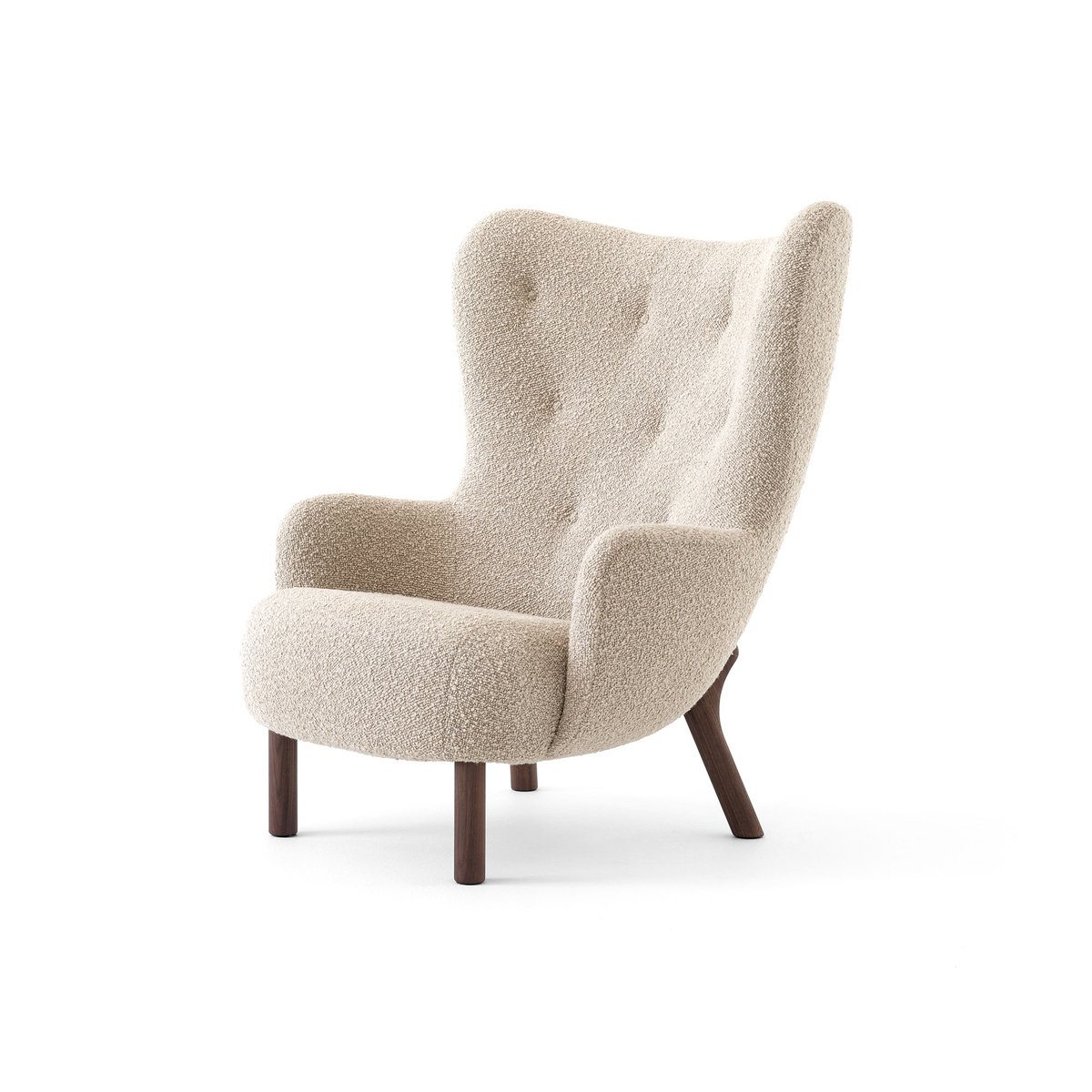 &Tradition Petra VB3 high armchair Oiled Walnut-Karakorum 003