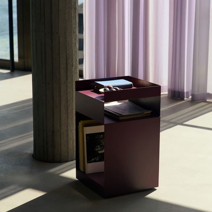 Rotate SC73 serving trolley, Dark plum &Tradition