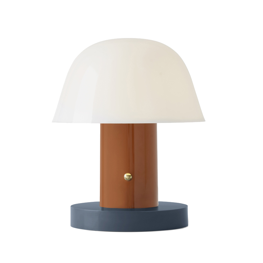 Setago JH27 table lamp, rust-thunder