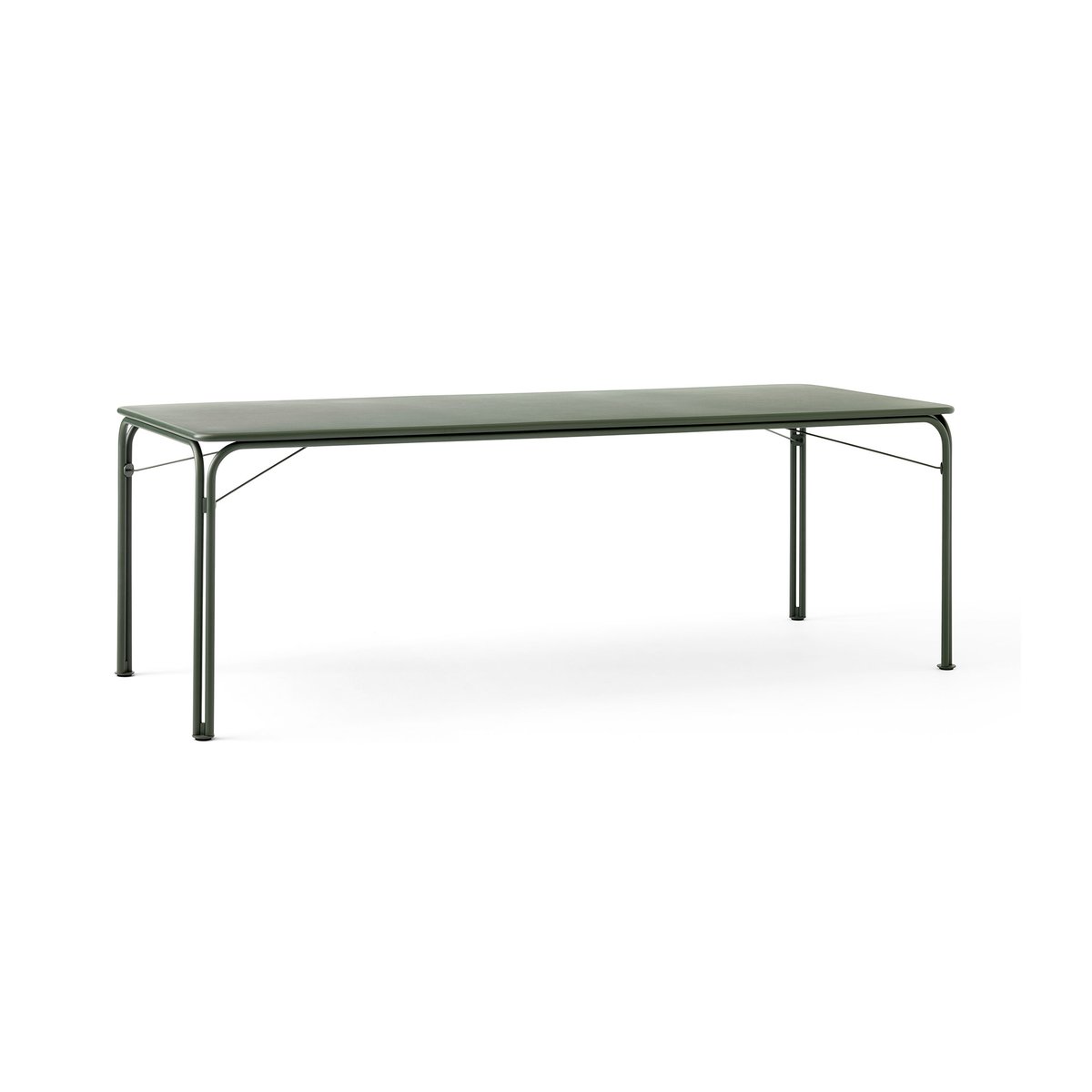 &Tradition Thorvald Outdoor SC99 dining table 220 cm Bronze green