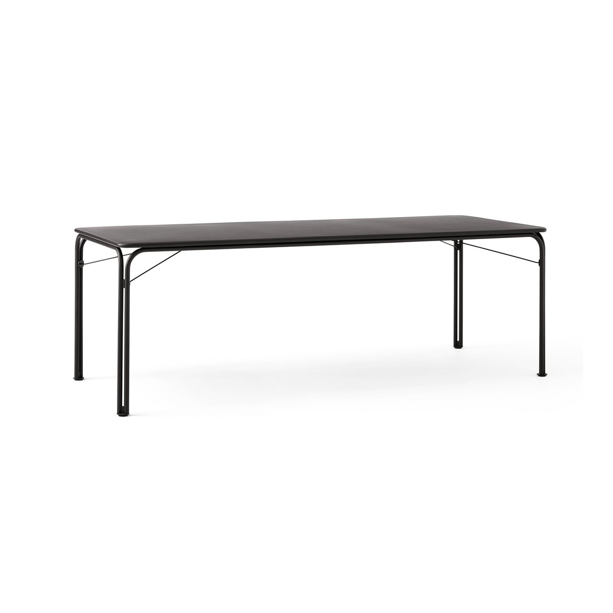 &Tradition Thorvald Outdoor SC99 dining table 220 cm Warm black