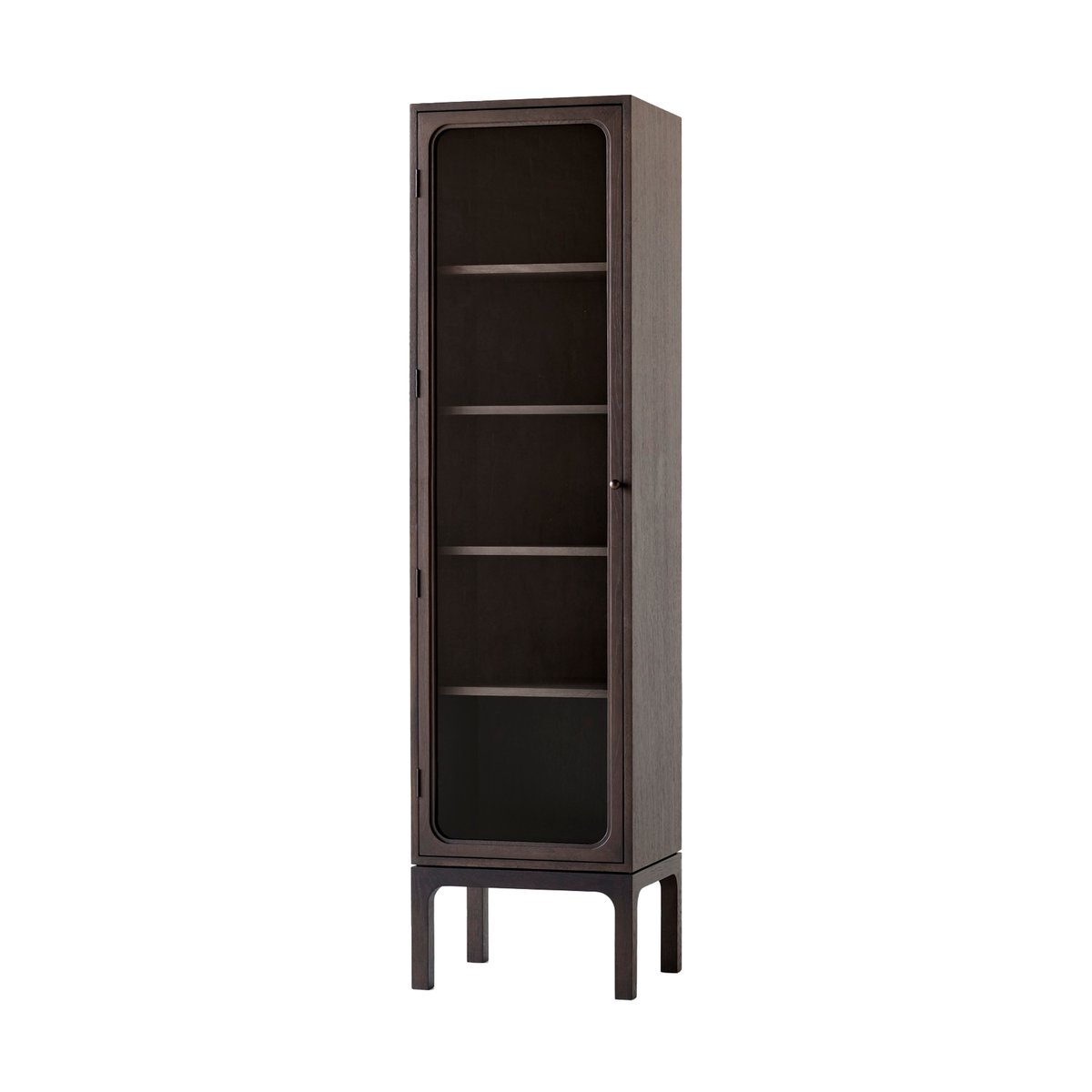 &Tradition Trace SC87 display cabinet 50x192x40 cm Dark stained oak