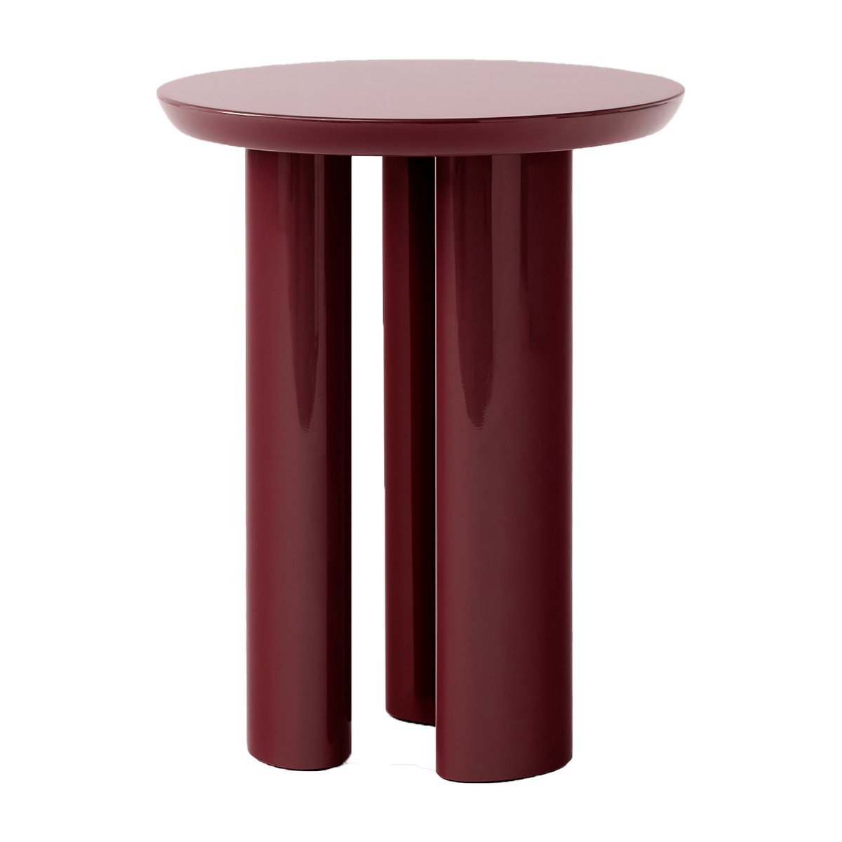 &Tradition Tung JA3 side table burgundy red