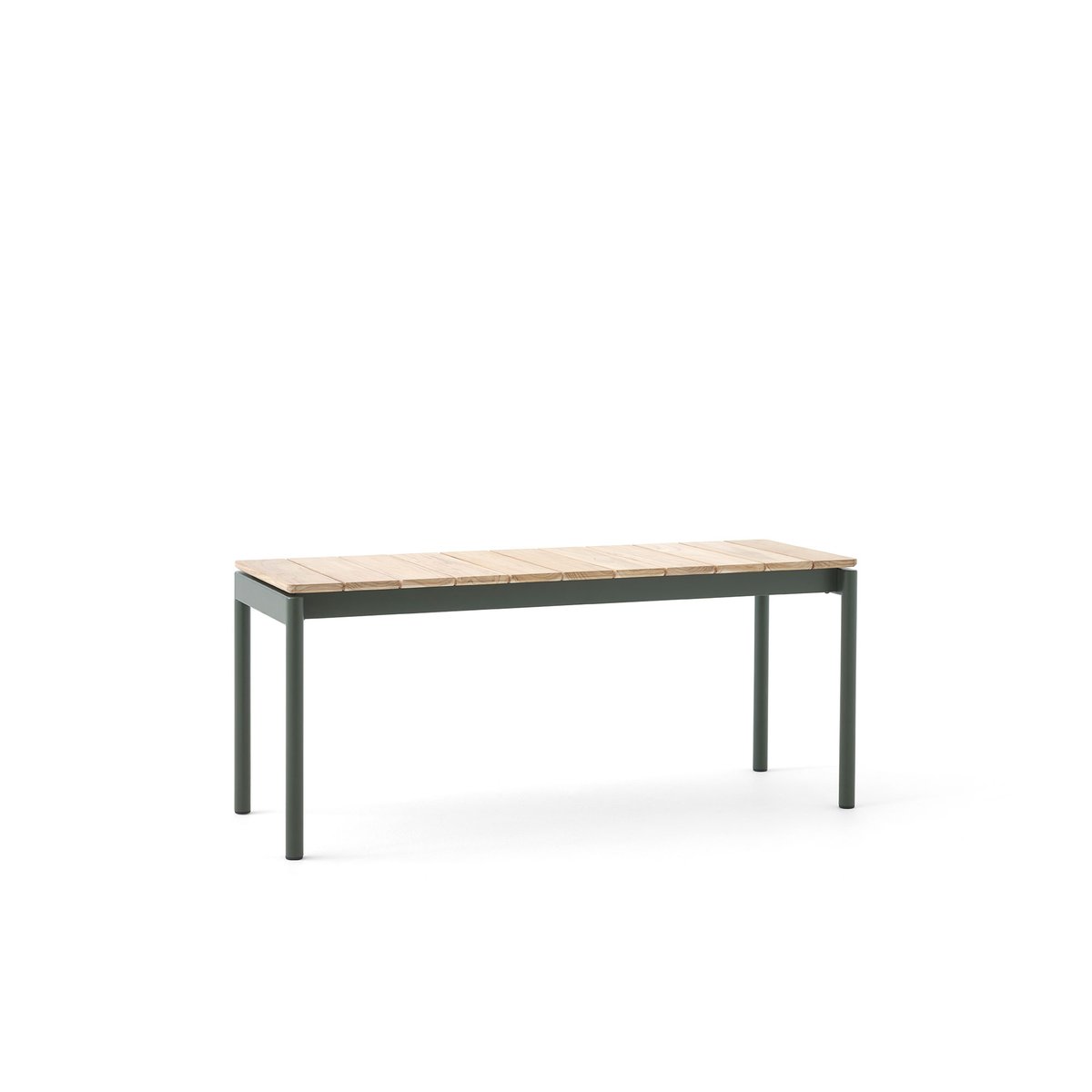 &Tradition Ville AV27 bench small 110x40 cm Bronze green