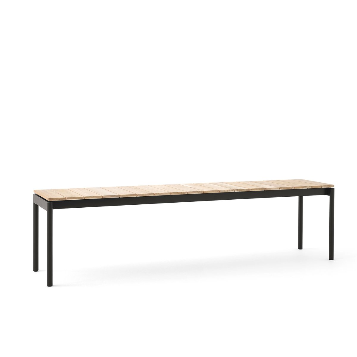 &Tradition Ville AV28 bench large 180x40 cm Warm black