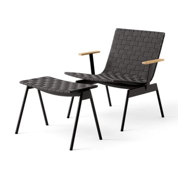 Ville Outdoor AV46 footstool - Warm black - &Tradition