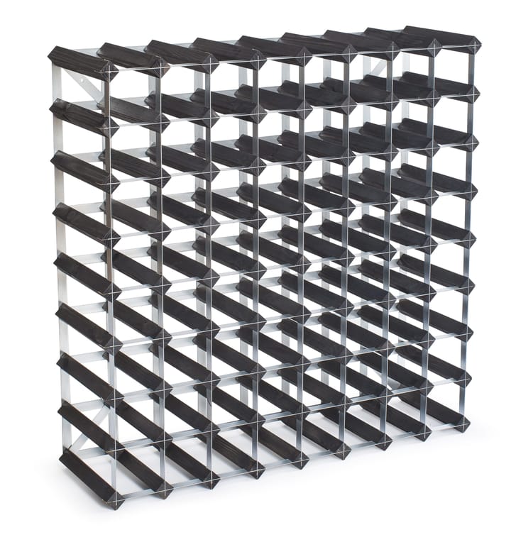 Traditional Wine Racks wine rack 72 bottles expandable - Black - Traditional Wine Racks