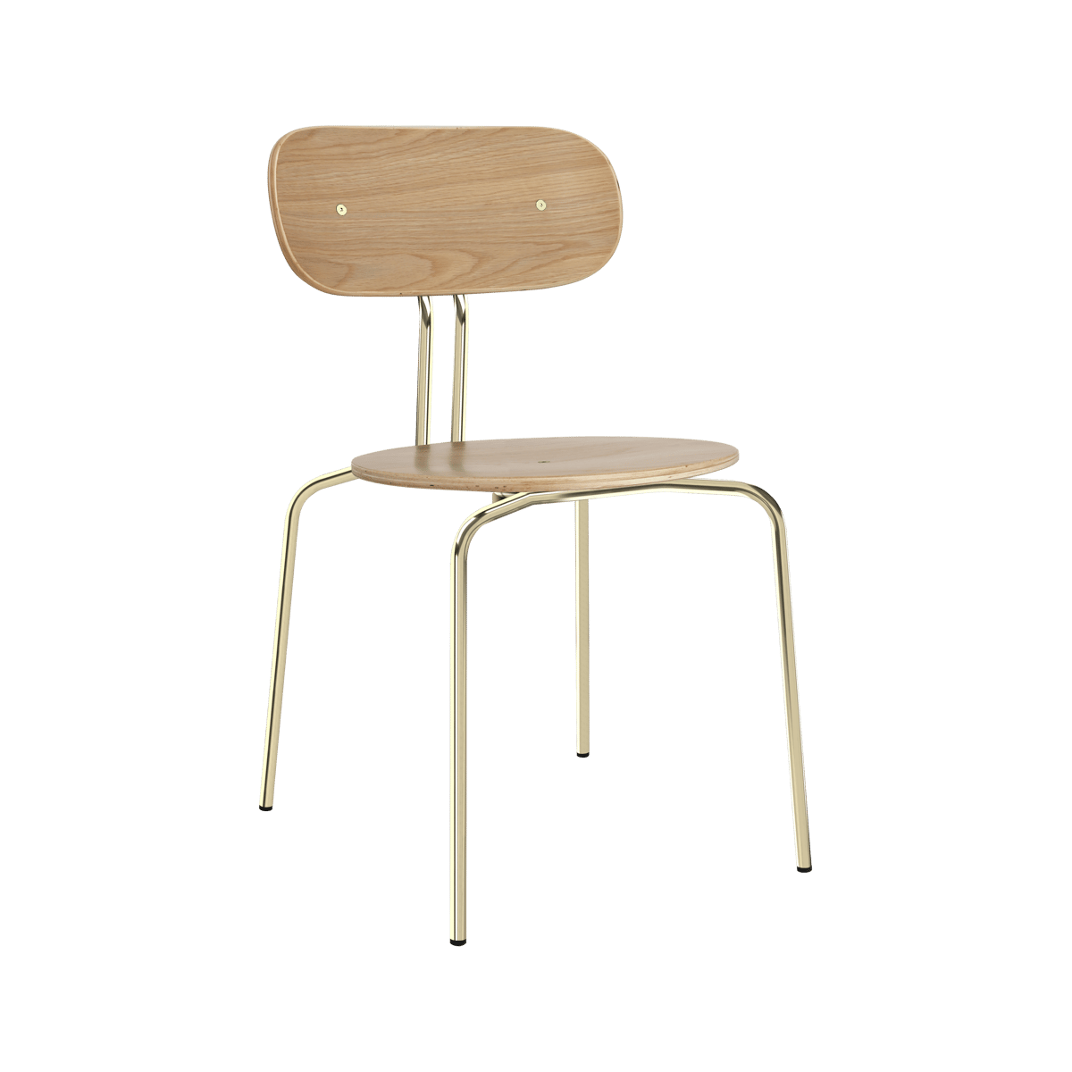 Umage Curious chair Oak-brass legs