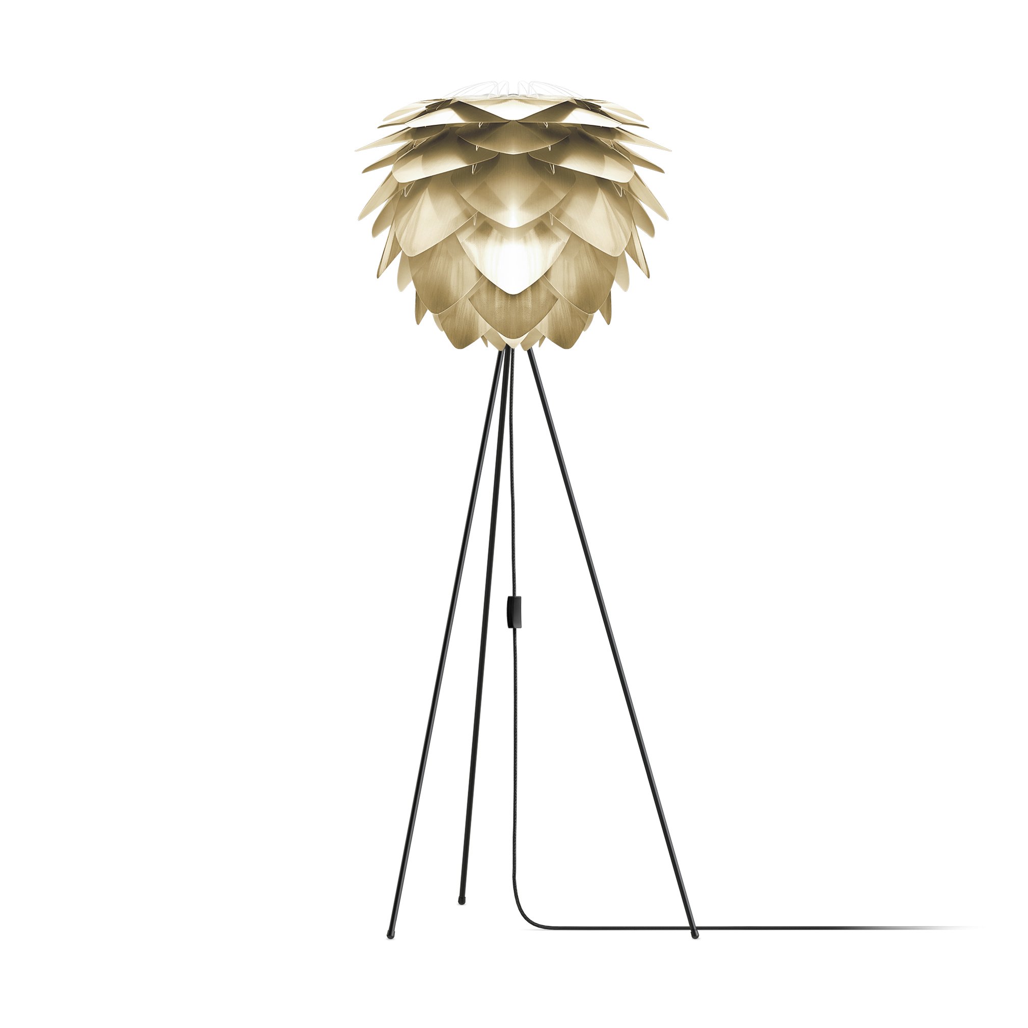 Silvia lamp brushed brass from Umage - NordicNest.com