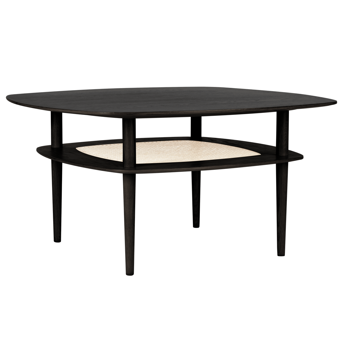 Umage Together Smooth Square coffee table 100x100 cm Black oak