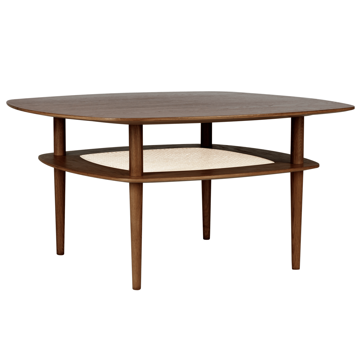 Umage Together Smooth Square coffee table 100x100 cm Dark oak