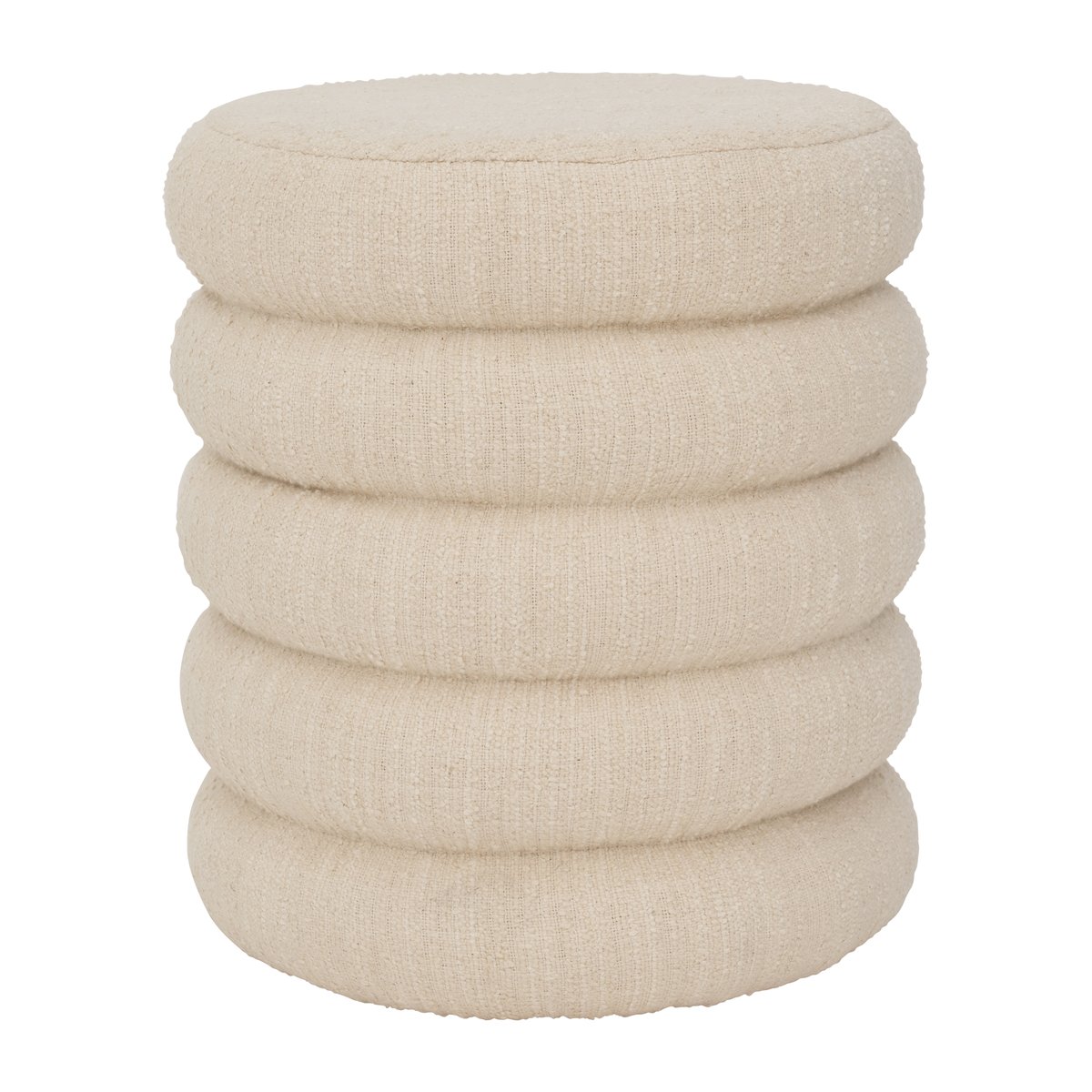 URBAN NATURE CULTURE Andria pouf Ø39 cm Off white