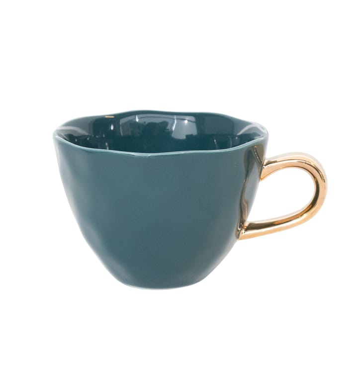 Good Morning cappuccino mug 30 cl - Blue green - URBAN NATURE CULTURE