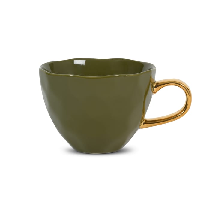 Good Morning cappuccino mug 30 cl - fir green - URBAN NATURE CULTURE