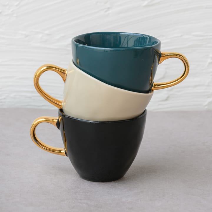 Good Morning Coffee cup mini 17,5 cl - blue green - URBAN NATURE CULTURE