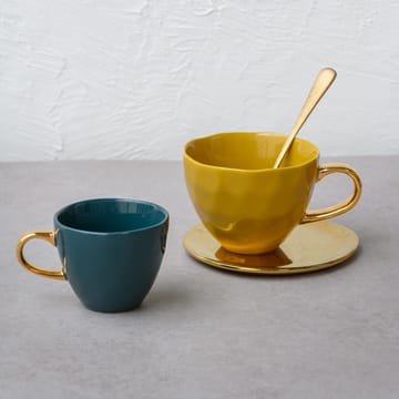 Good Morning Coffee cup mini 17,5 cl - blue green - URBAN NATURE CULTURE