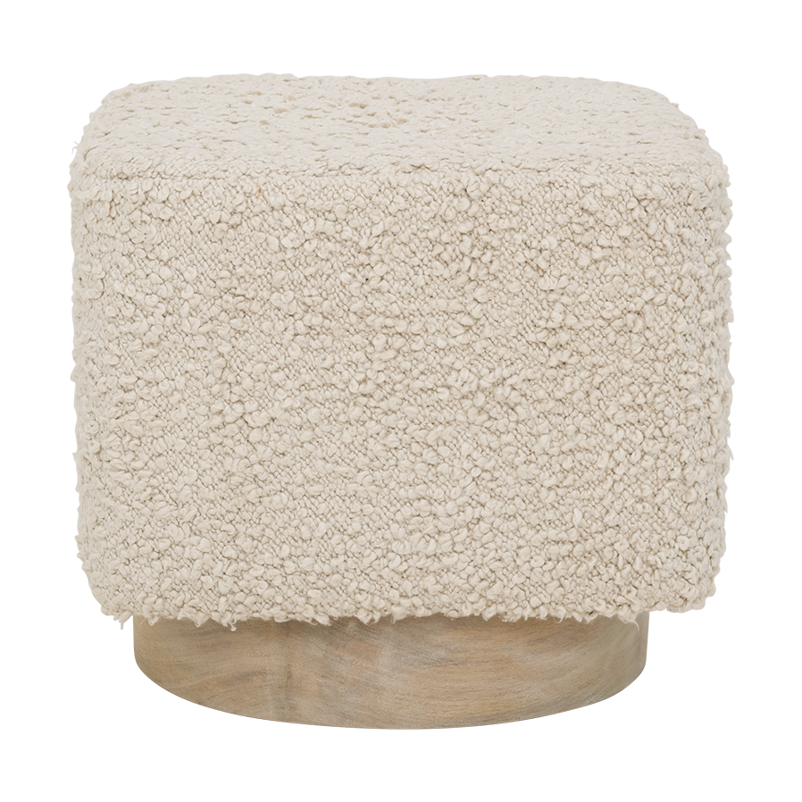 URBAN NATURE CULTURE Kaura sit pouf 38 cm Off white