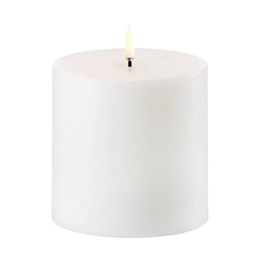 Uyuni Lighting Uyuni LED Block candle white Ø10.1 cm 10 cm