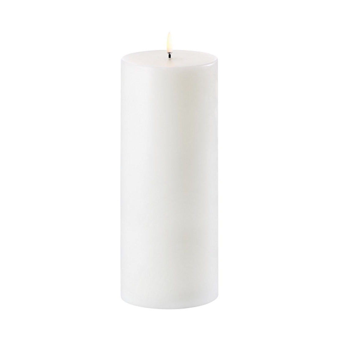 Uyuni Lighting Uyuni LED Block candle white Ø10.1 cm 25 cm