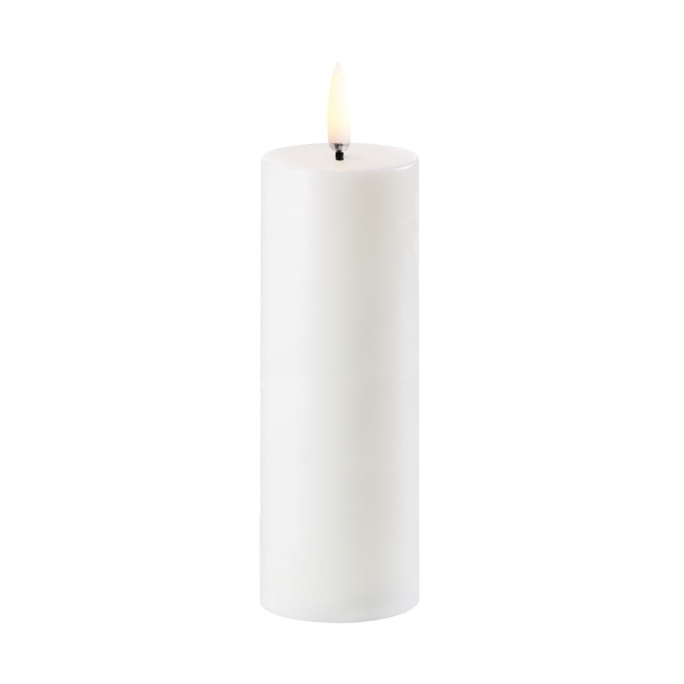 Uyuni Lighting Uyuni LED Block candle white Ø5 cm 14.5 cm