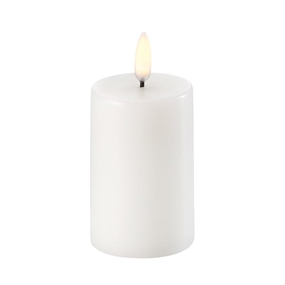 Uyuni Lighting Uyuni LED Block candle white Ø5 cm 7.5 cm