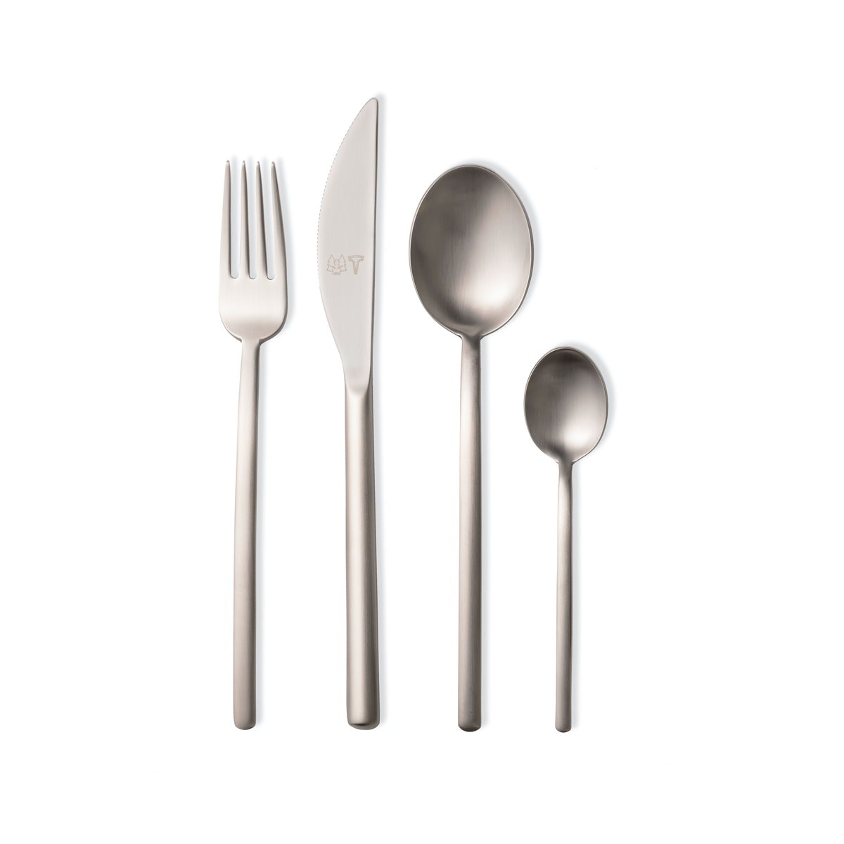 Vargen & Thor BAMBINI cutlery set 16 pieces Brushed steel