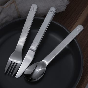 Lupo Emil children's cutlery 9 pieces - Silver - Vargen & Thor