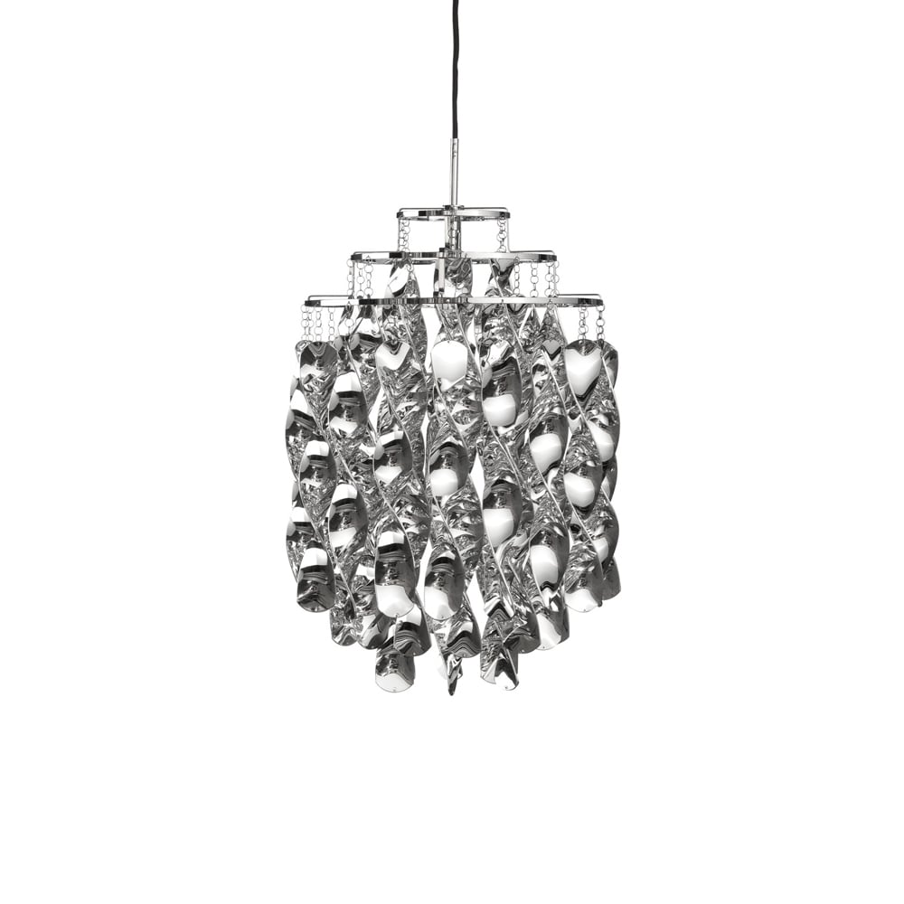 Verpan Spiral Mini pendant lamp Silver