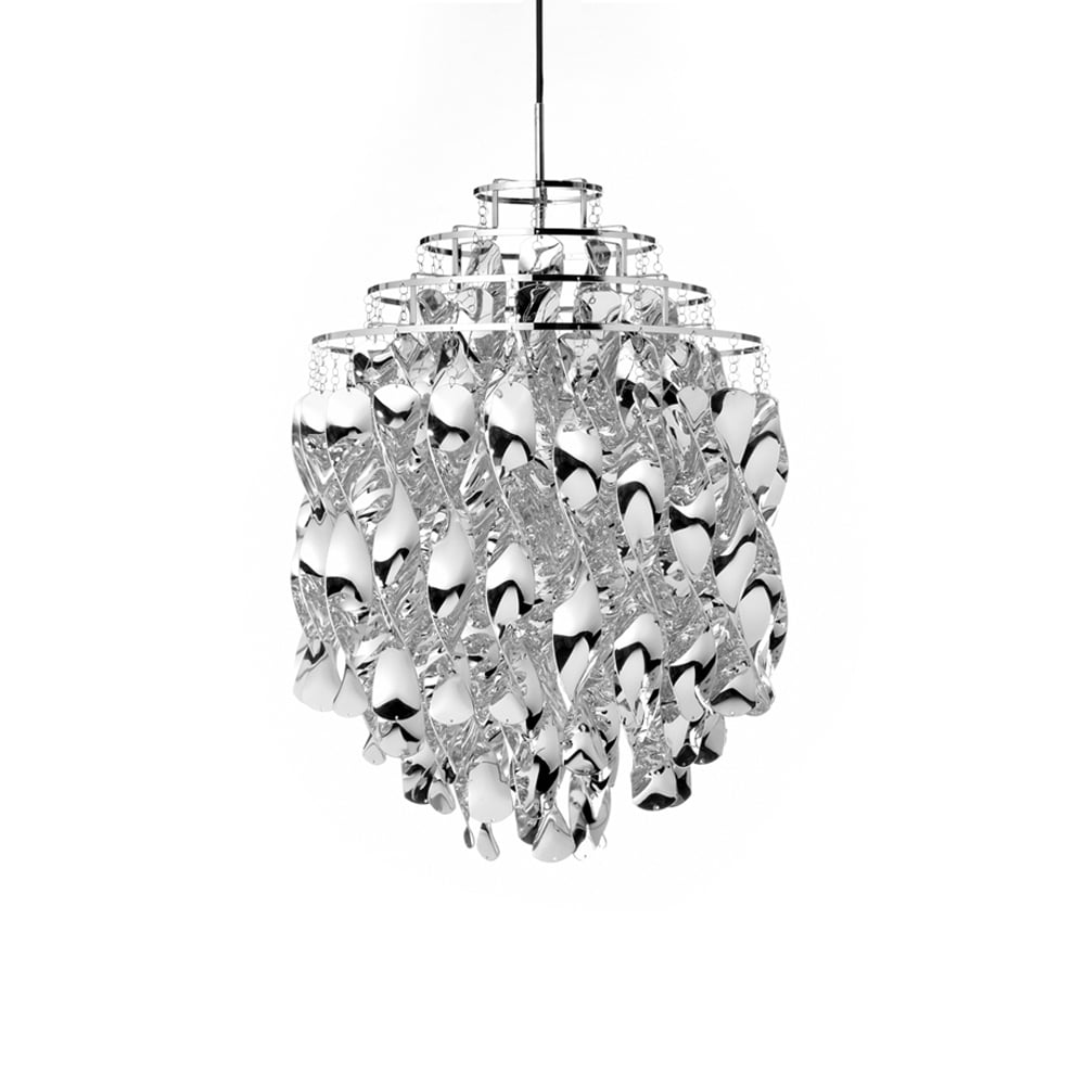 Verpan Spiral SP01 pendant lamp Silver