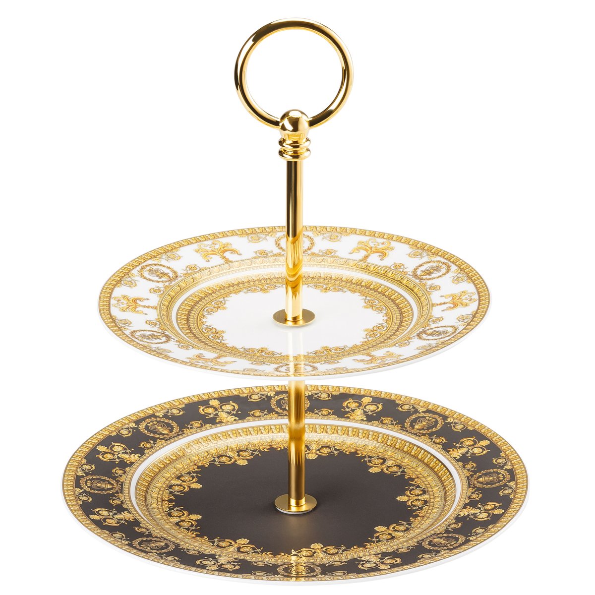 Versace Versace I love Baroque cake stand 2 tier