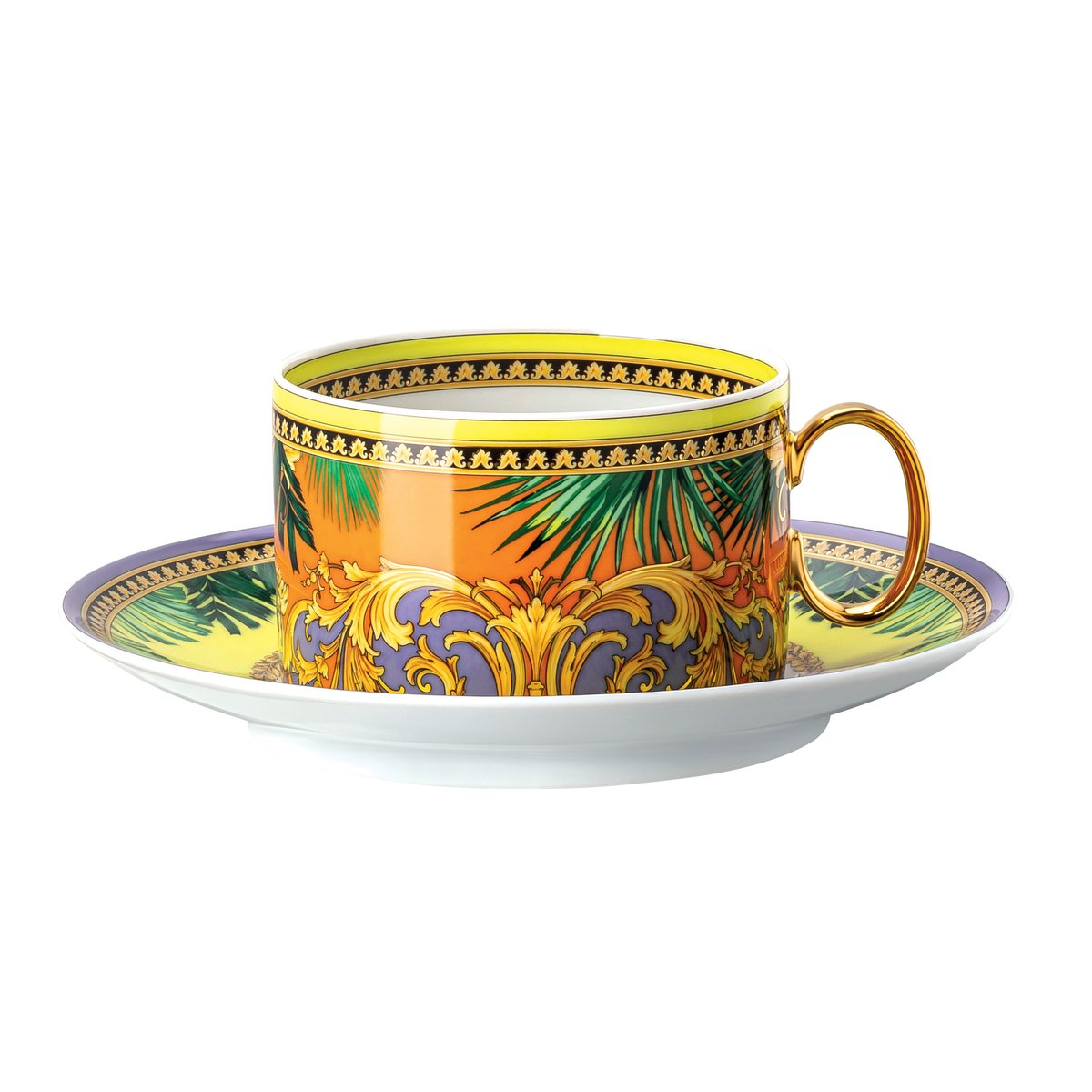 Versace Versace Jungle Animalier cup with saucer multi