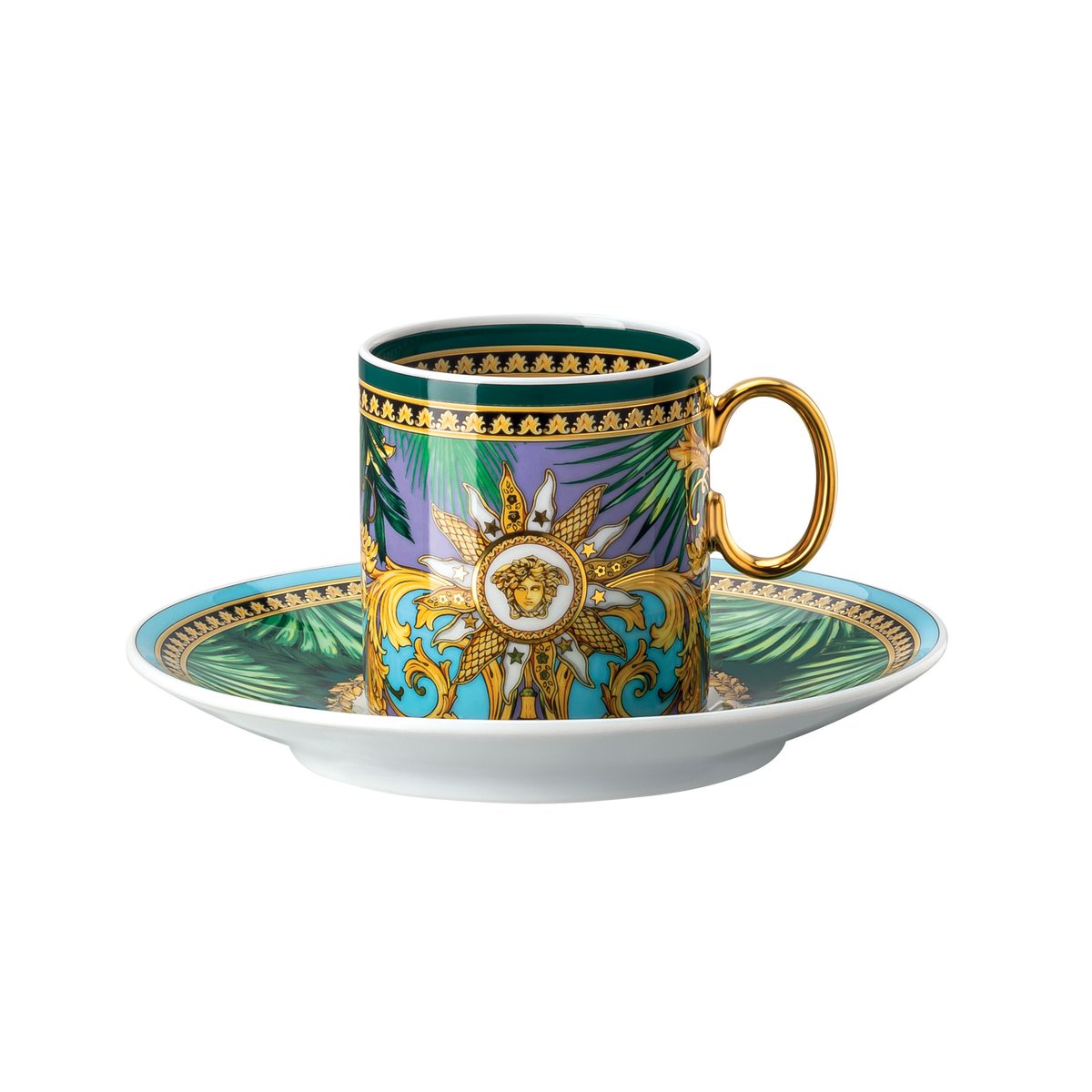 Versace Versace Jungle Animalier espresso cup with saucer multi