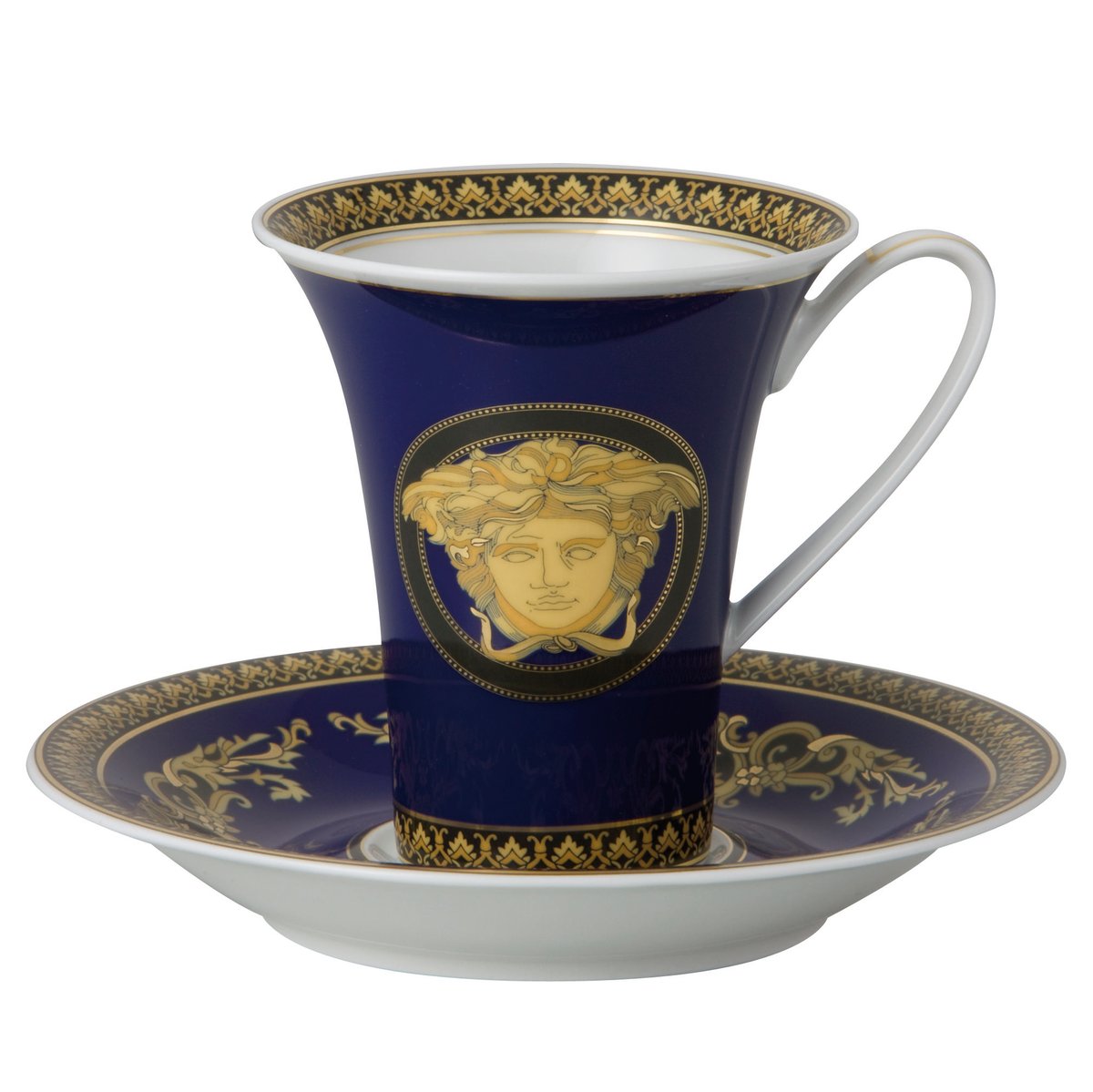 Versace Versace Medusa Blue cup with saucer set