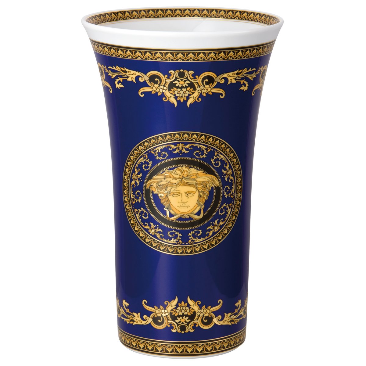 Versace Versace Medusa Blue vase Large