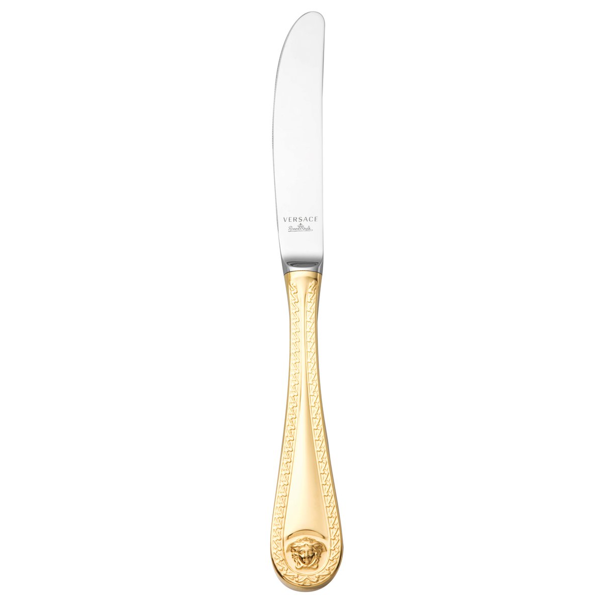 Versace Versace Medusa knife gold plated 22.5 cm