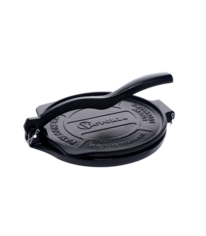 Cast iron tortilla press 20 cm - Black - Victoria