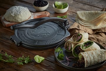 Heavy duty tortilla press Ø25 cm - Black - Victoria