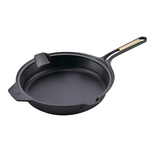 Victoria Signature cast iron frying pan 30 cm Black