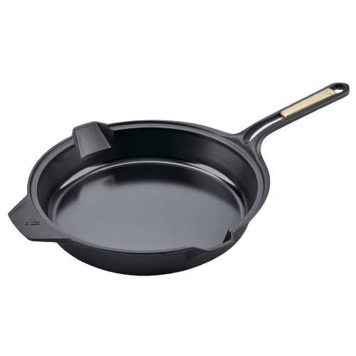 Signature Frying Pan Polished Cast Iron 30 cm - Black - Victoria